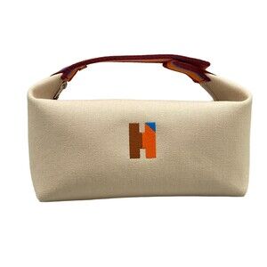 Hermes Natural Cotton None Pouch #306174H13B